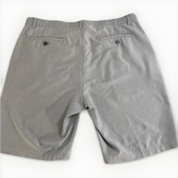 Pebble Beach Size 38 Men's Dry-Luxe Performance Golf Shorts Gray Stretch - Picture 5 of 5